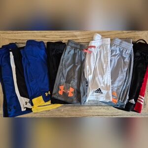Under Armour & Adidas Athletic Shorts.